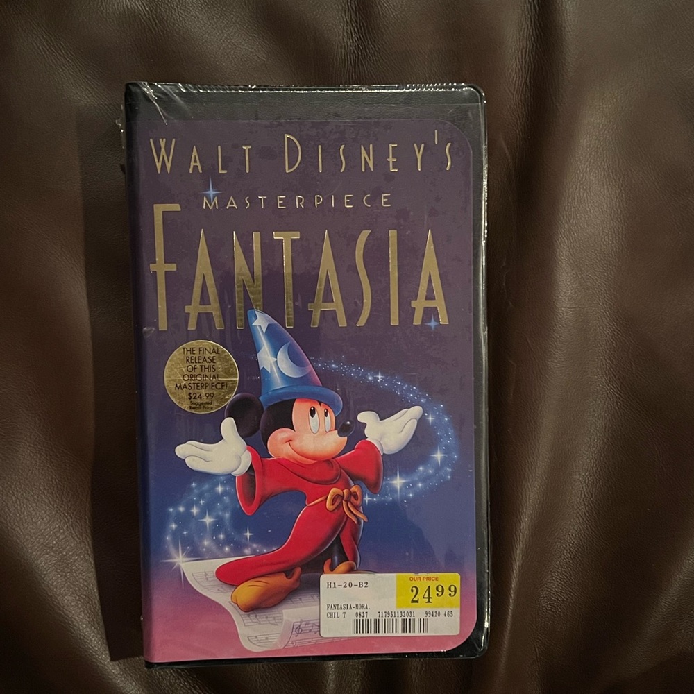 Walt Disney’s Masterpiece Fantasia VHS, final release, new